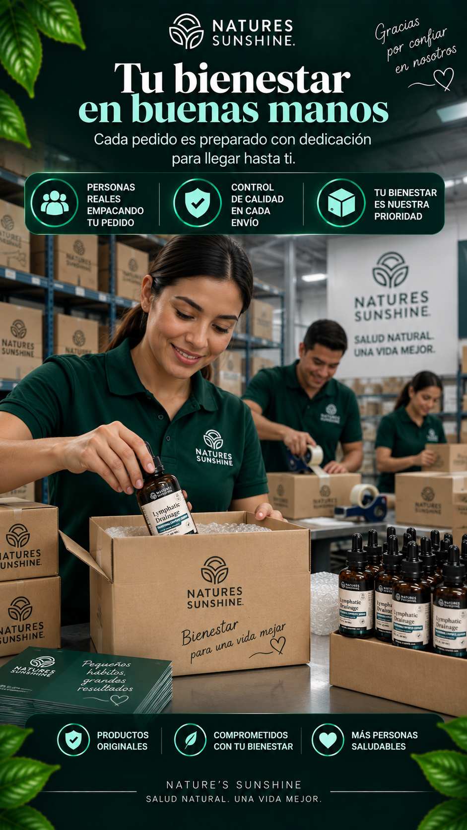 🌿 Lymphatic Drainage™ – Apoyo Linfático y Sensación de Ligereza