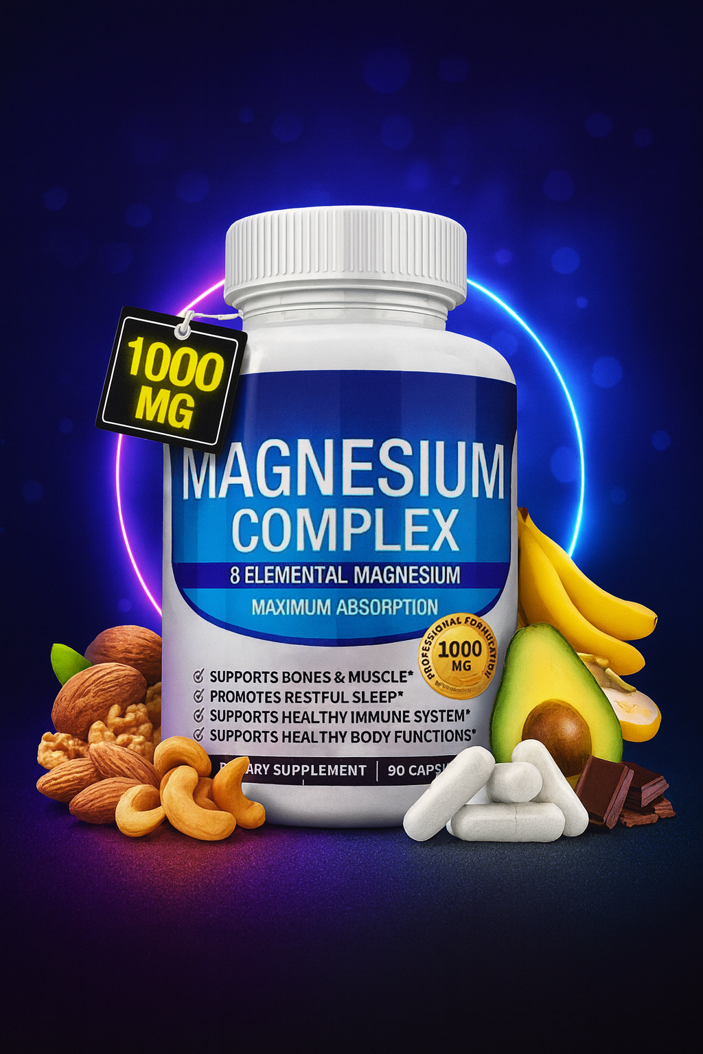 Ashwagandha KSM 66 Premium 🌱 + 🎁 Magnesio Complex de Regalo – ¡Duerme, Respira, Renace! 🇺🇸 ✨