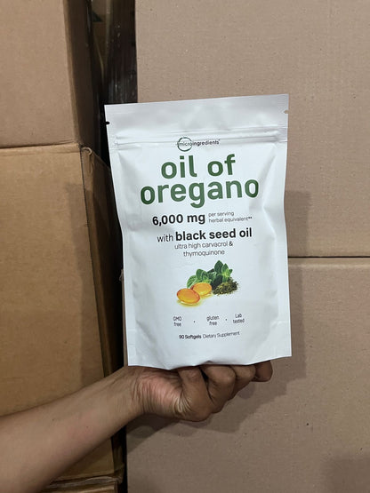 ⭐ “¡Defensas de Acero en 90 Cápsulas! 🛡️🌱 Aceite de Orégano + Semilla Negra: Adiós Virus, Hongos y Gripe 💥🔥”