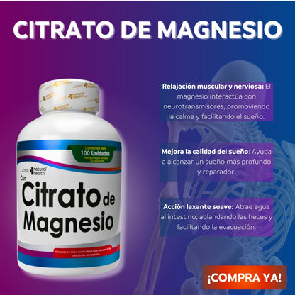PROMOCION BIENESTAR TOTAL RESVERATROL, ASHWAGANDHA KSM-66, CITRATO DE MAGNESIO 100% ORIGINAL 🇺🇸 ✨