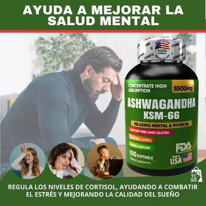 COMBO Ritual Diario Ashwagandha ➕ Nad+ resveratrol➕ Colágeno 500 mg 30 caps blandas 100% ORIGINAL IMPORTADO 🇺🇸