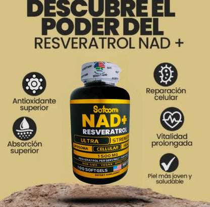 COMBO Ritual Diario Ashwagandha ➕ Nad+ resveratrol➕ Colágeno 500 mg 30 caps blandas 100% ORIGINAL IMPORTADO 🇺🇸