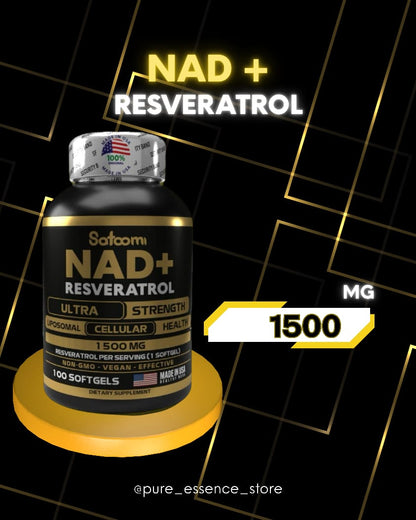 SUPER COMBO, ASHWAGANDHA KSM-66, NAD+RESVERATROL, RESVERATROL 100% ORIGINAL 🇺🇸 ✨